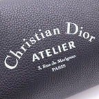 Dior Atelier Lola Shoulder Bag Black Leather Silver — view 6