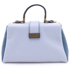 Bottega Veneta Piazza 2-Way Mini Shoulder Bag Light Blue Bicolor Leather Gold — view 2