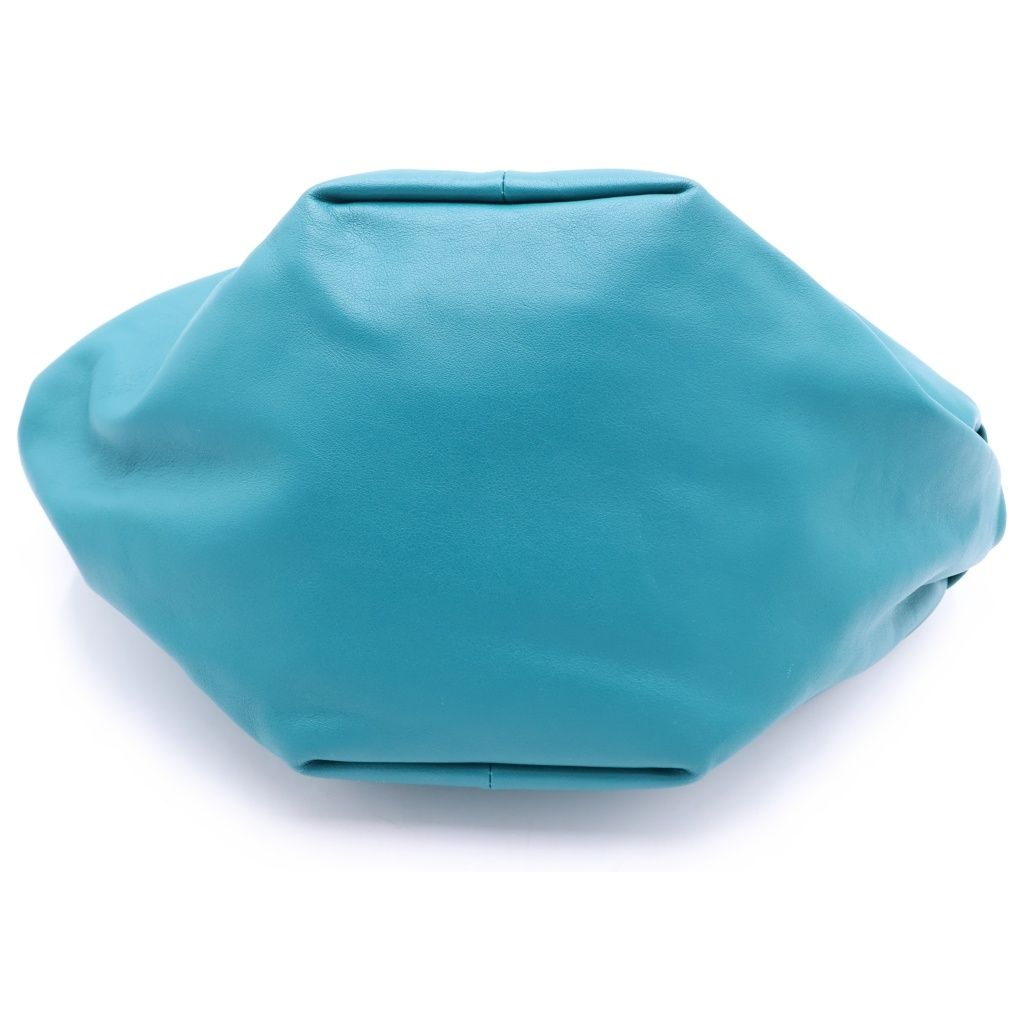 Bottega Veneta Double Knot Mini Bag Turquoiseblue Leather Gold — view 4