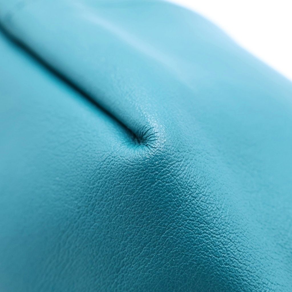 Bottega Veneta Double Knot Mini Bag Turquoiseblue Leather Gold — view 5