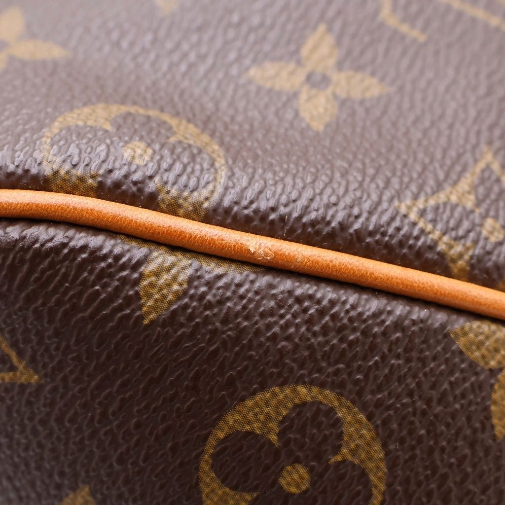 Louis Vuitton Monogram Tivoli GM Tote Brown Leather Gold — view 7