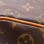 Louis Vuitton Monogram Tivoli GM Tote Brown Leather Gold — view 7