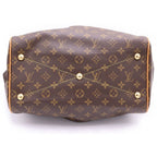 Louis Vuitton Monogram Tivoli GM Tote Brown Leather Gold — view 4