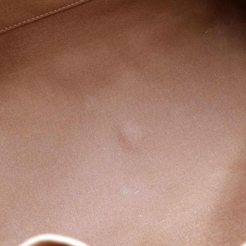 Louis Vuitton Monogram Tivoli GM Tote Brown Leather Gold — view 8