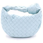 Bottega Veneta Intrecciato Mini Jodie Mini Bag Light Blue Leather Gold