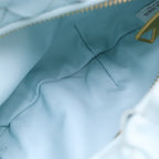 Bottega Veneta Intrecciato Mini Jodie Mini Bag Light Blue Leather Gold — view 7