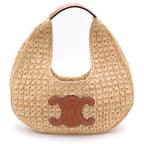 Celine Classic Pannier Hobo Tote Beige Brown