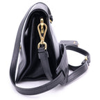 Prada Etiquette Shoulder Bag Black Calfskin Gold — view 3