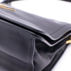 Prada Etiquette Shoulder Bag Black Calfskin Gold — view 5