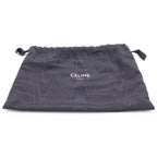 Celine Matelasse Monochrome Shoulder Bag Quilted Gold Black — view 9