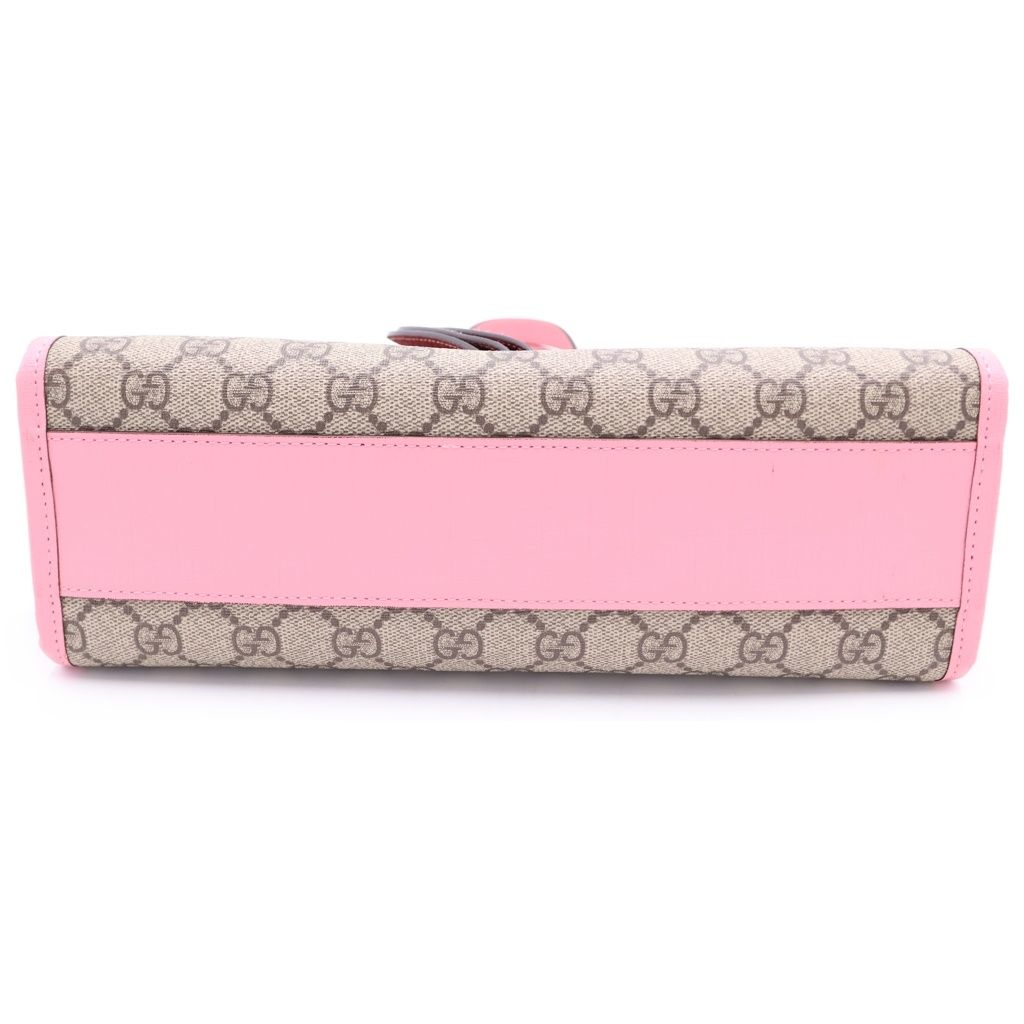 Gucci GG Supreme Strawberry Hand Bag Handbag Beige — view 4