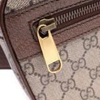Gucci GG Supreme Ophidia Belt Waist Bag Brown — view 6