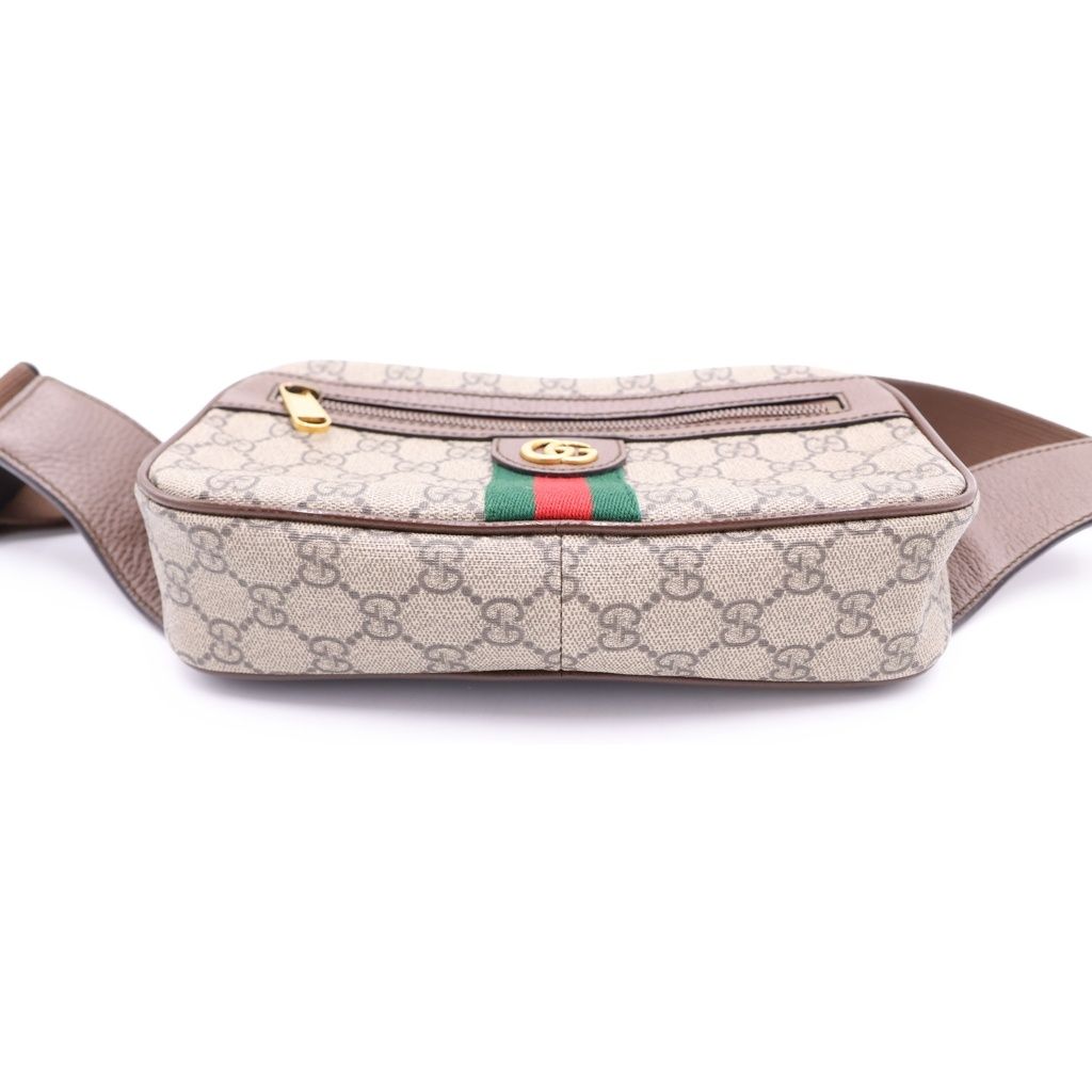 Gucci GG Supreme Ophidia Belt Waist Bag Brown — view 4