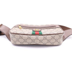 Gucci GG Supreme Ophidia Belt Waist Bag Brown — view 4