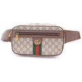 Gucci GG Supreme Ophidia Belt Waist Bag Brown
