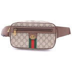 Gucci GG Supreme Ophidia Belt Waist Bag Brown