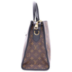 Louis Vuitton Monogram Popincourt MM Leather Gold 2-Way Tote Shoulder Bag Brown — view 3