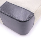 Gucci Logo Canvas Leather Tote Beige Black — view 5
