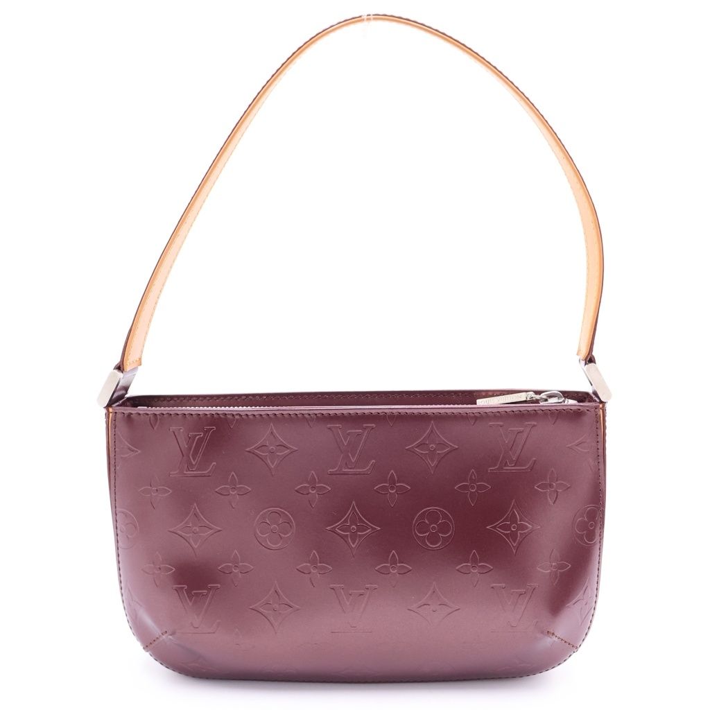 Louis Vuitton Monogram Matte Fowler Silver Shoulder Bag Purple — view 2
