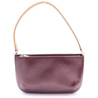 Louis Vuitton Monogram Matte Fowler Silver Shoulder Bag Purple