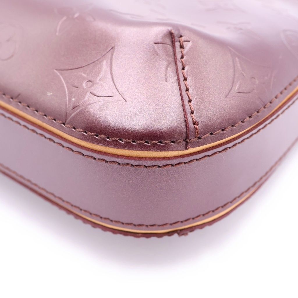 Louis Vuitton Monogram Matte Fowler Silver Shoulder Bag Purple — view 5