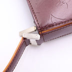 Louis Vuitton Monogram Matte Fowler Silver Shoulder Bag Purple — view 7