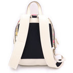 Gucci GG Flora Sherry Line Leather Backpack Beige White Multicolor — view 2