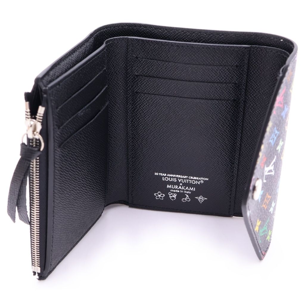 Louis Vuitton Monogram Multicolor Portefeuille Victorine Compact Wallet Trifold — view 5
