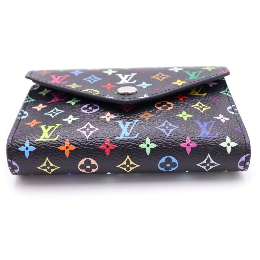 Louis Vuitton Monogram Multicolor Portefeuille Victorine Compact Wallet Trifold — view 4