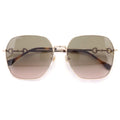 Gucci Horsebit Asian Fit Sunglasses Brown Eyewear