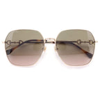 Gucci Horsebit Asian Fit Sunglasses Brown Eyewear