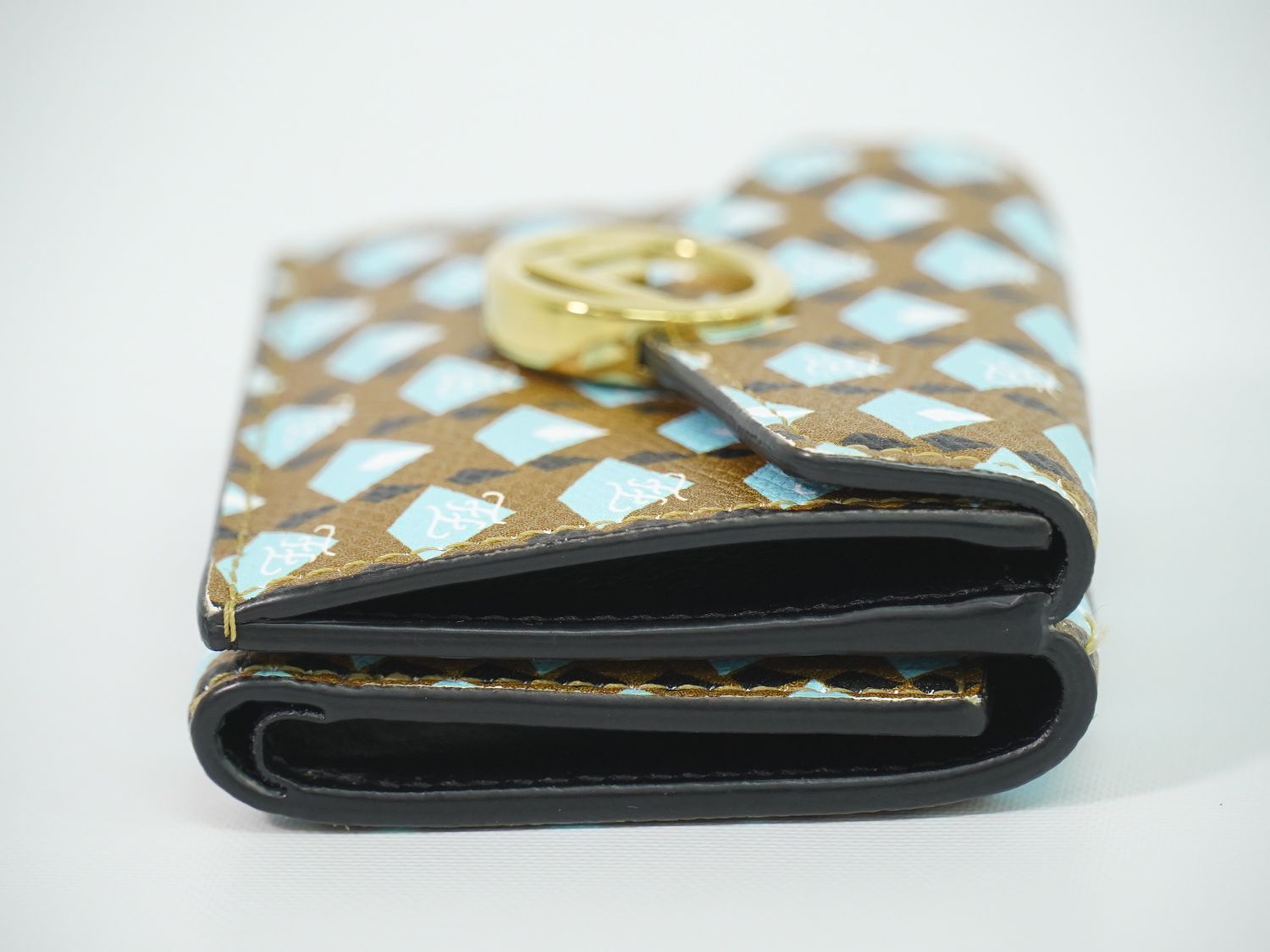 Fendi Is Trifold Wallet Compact Leather Multicolor — view 4