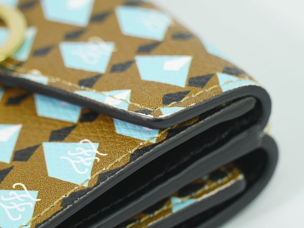 Fendi Is Trifold Wallet Compact Leather Multicolor — view 7