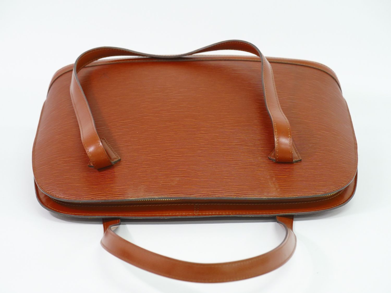 Louis Vuitton LV Lussac Epi Leather Shoulder Bag Tote Brown — view 5