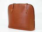 Louis Vuitton LV Lussac Epi Leather Shoulder Bag Tote Brown — view 2