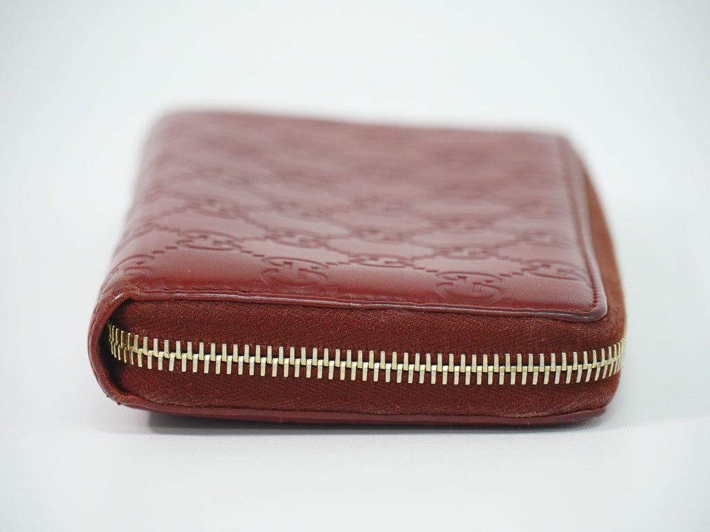 Gucci Interlocking Guccissima Leather Zip Around Wallet — view 4