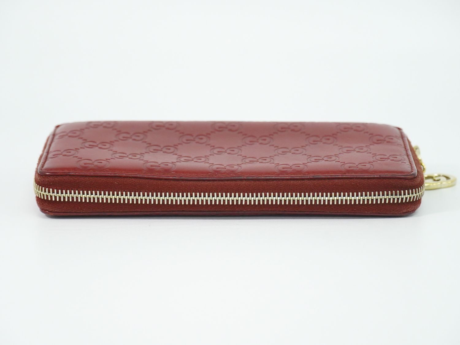 Gucci Interlocking Guccissima Leather Zip Around Wallet — view 5
