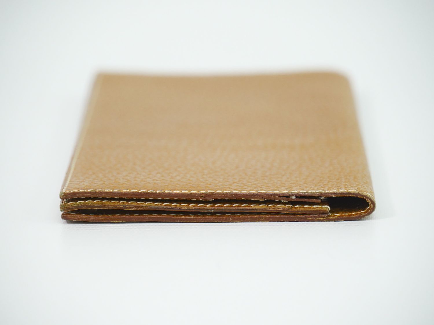 Hermes Leather Billfold Wallet Brown — view 4
