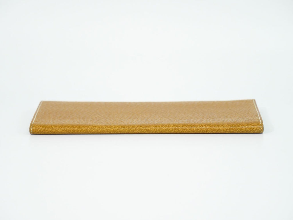 Hermes Leather Billfold Wallet Brown — view 5