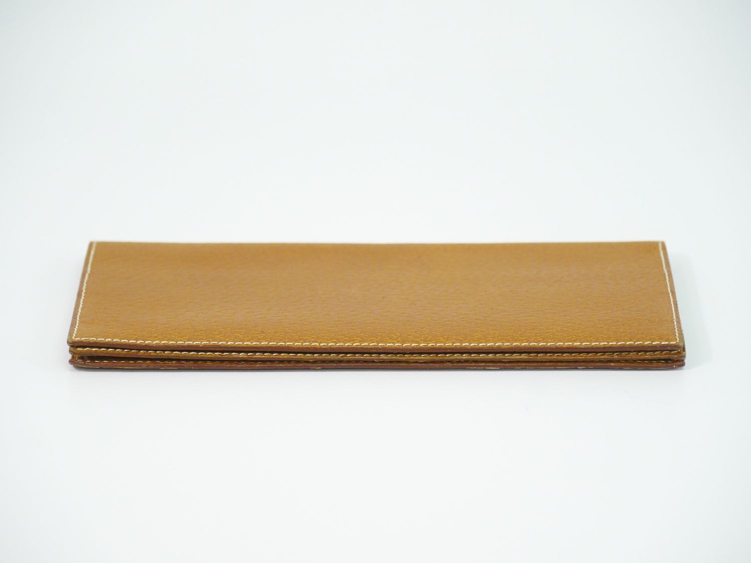 Hermes Leather Billfold Wallet Brown — view 3