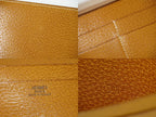 Hermes Leather Billfold Wallet Brown — view 9