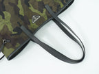 Prada Camouflage Shoulder Bag Tote Nylon Khaki — view 4