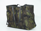 Prada Camouflage Shoulder Bag Tote Nylon Khaki — view 2