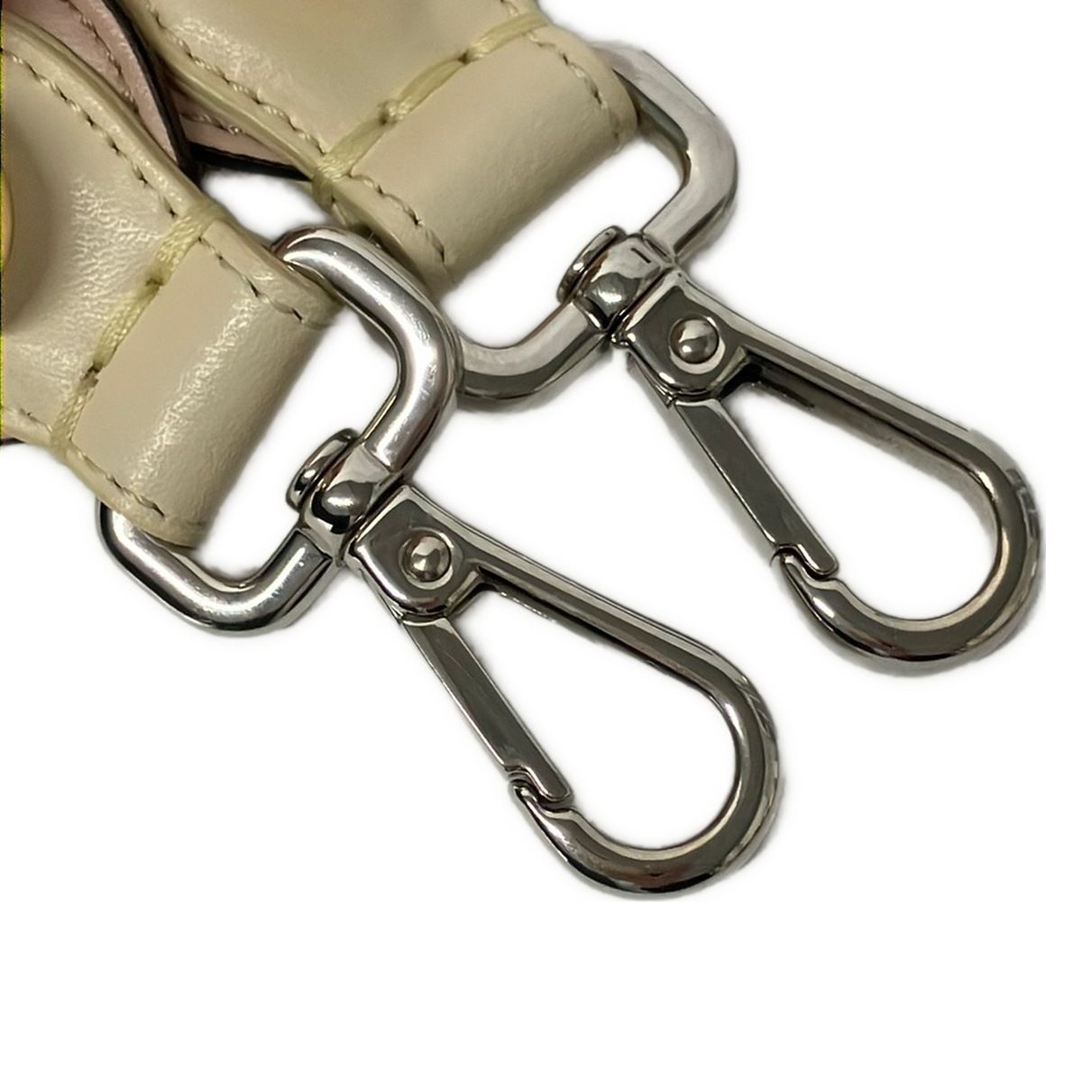 Fendi Shoulder Strap Mini Ivory Gold Multi Leather — view 4