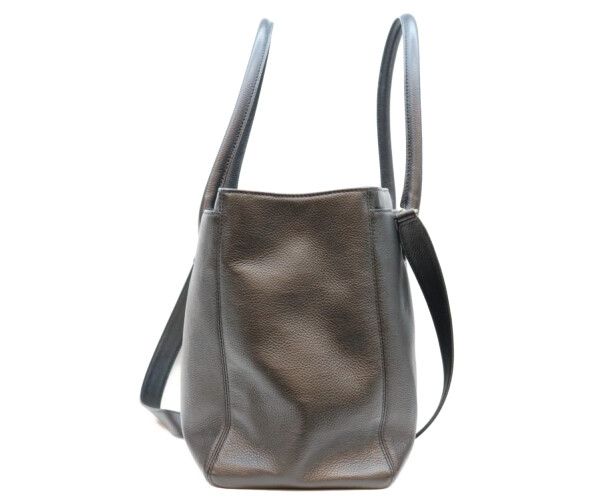 Chanel Black Grained Calf Gold 2-Way Executive Tote — view 4