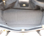 Chanel Black Grained Calf Gold 2-Way Executive Tote — view 8