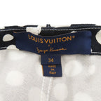 Louis Vuitton Yayoi Kusama Infinity Dot Cotton Black White Mini Skirt — view 7