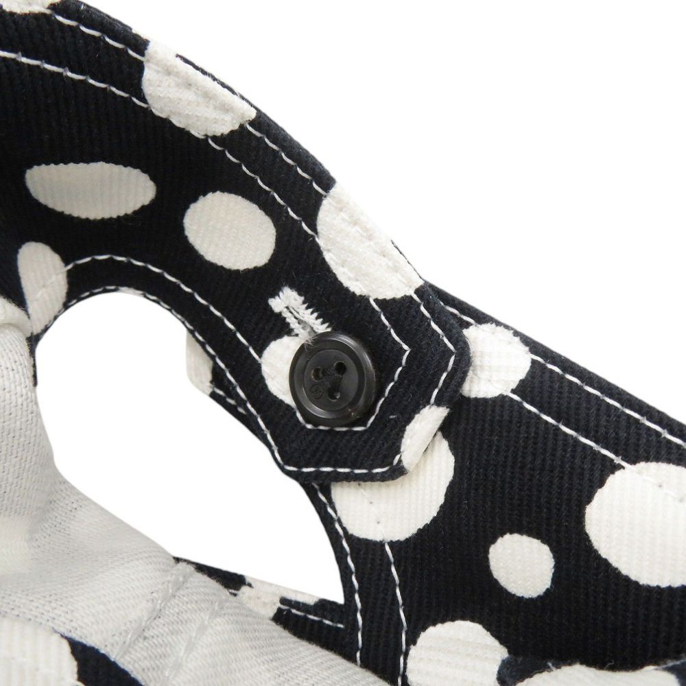 Louis Vuitton Yayoi Kusama Infinity Dot Cotton Black White Mini Skirt — view 6