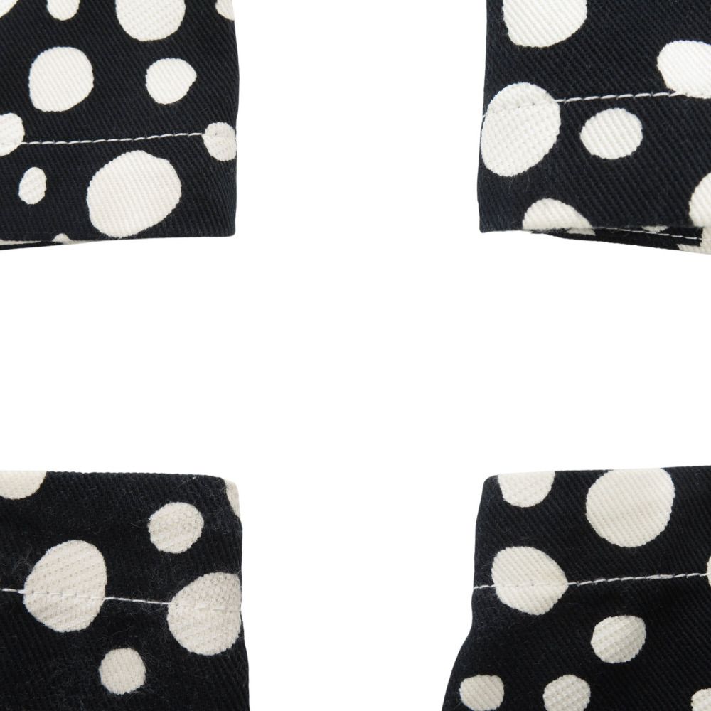 Louis Vuitton Yayoi Kusama Infinity Dot Cotton Black White Mini Skirt — view 4