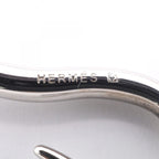 Hermes Bracelet Jumbo Hook Gold Plated Leather Silver Brown — view 5
